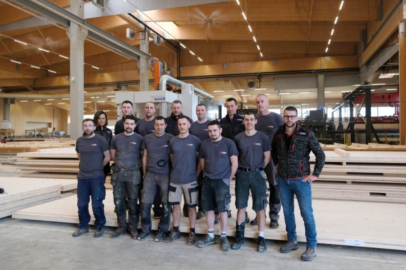 J P Vieira de Andrade sawmill and timber yard in Rebordosa, Portugal